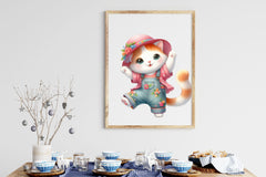 Cute Happy Cat Clipart Bundle - CraftNest - Digital Crafting and Art