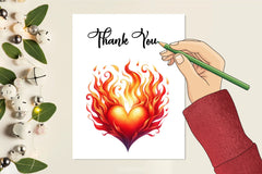 Flaming Heart Clipart Bundle 2 - CraftNest - Digital Crafting and Art