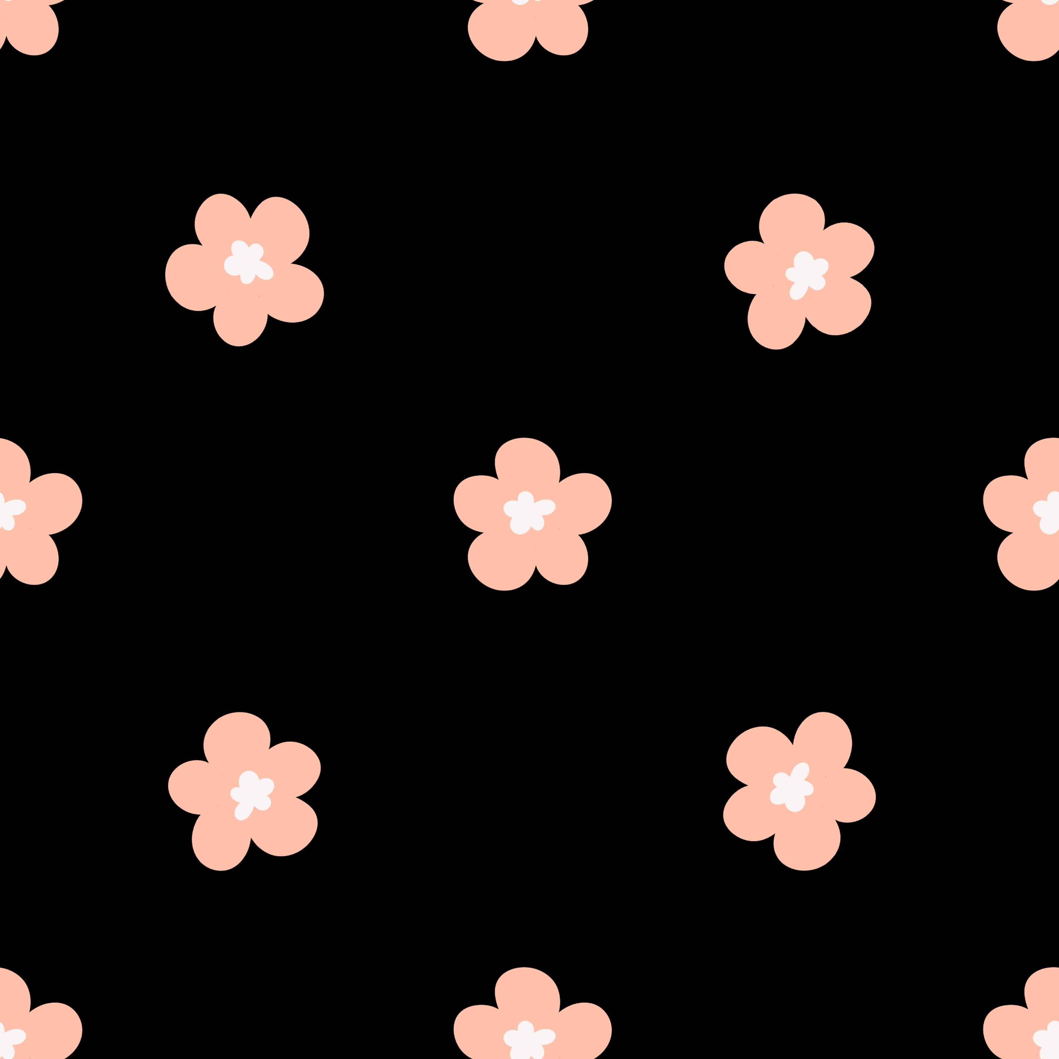 Peach Blossom Seamless Digital Paper - CraftNest - Digital Crafting and Art