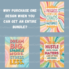 Positive Affirmations Clipart Bundle - CraftNest - Digital Crafting and Art