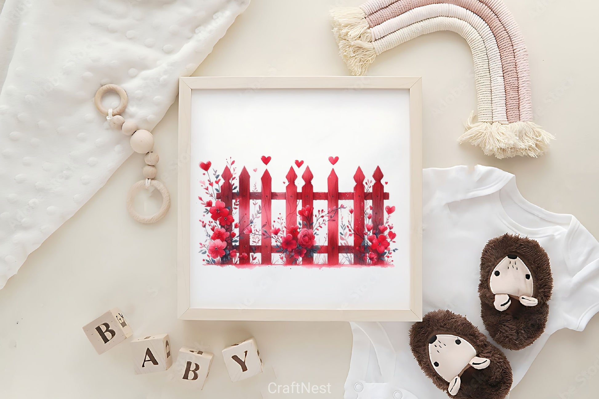 Valentine Fences Clipart Bundle - CraftNest - Digital Crafting and Art