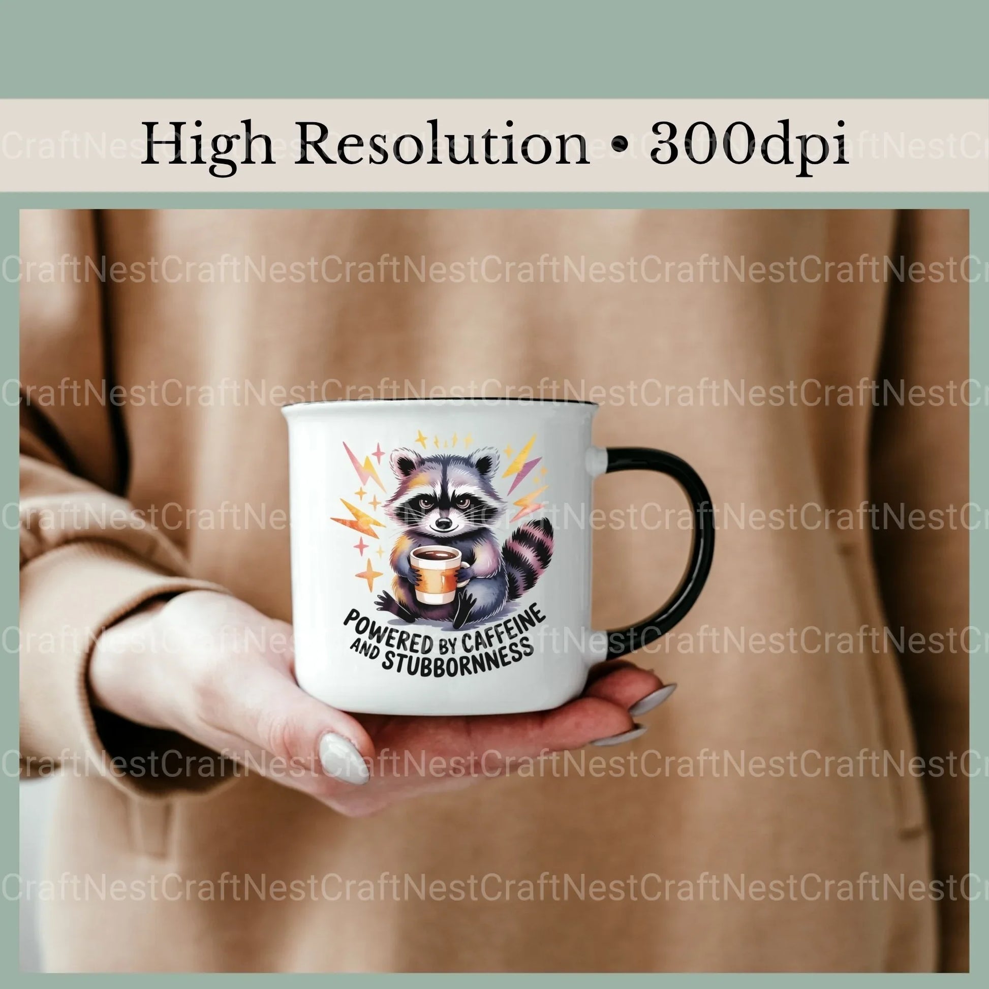 Raccoon Stubborn Shirt Clipart Bundle - CraftNest - Digital Crafting and Art