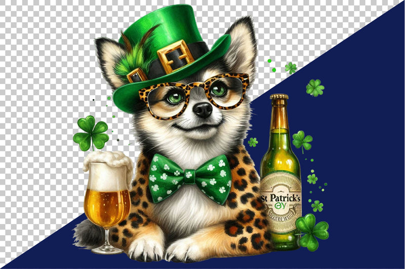 St Patricks Dog Clipart Bundle - CraftNest - Digital Crafting and Art