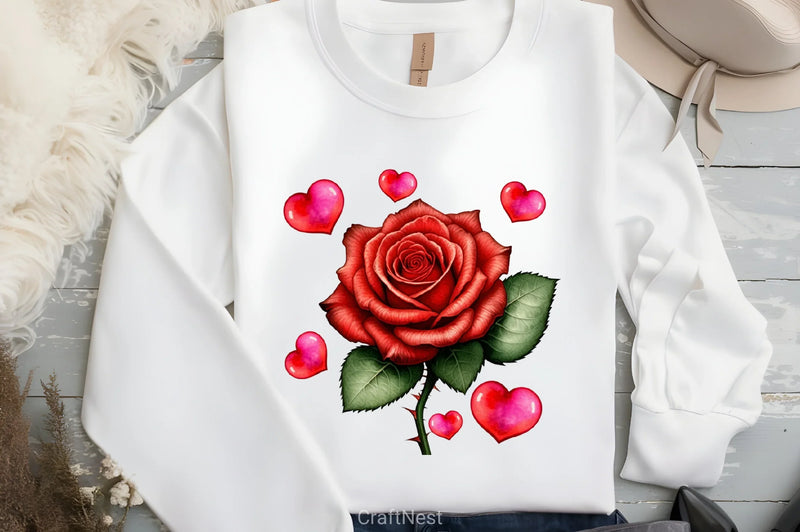 Retro Valentine Clipart Bundle 2 - CraftNest - Digital Crafting and Art