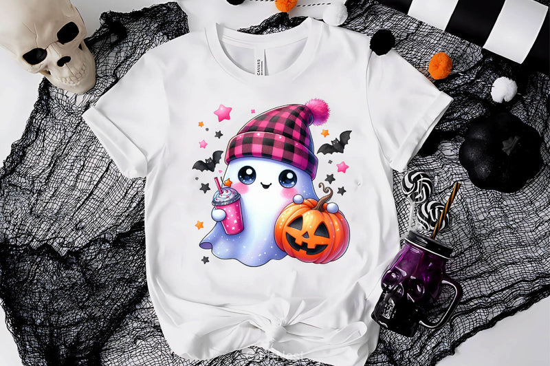 Cute Ghost Cute Halloween Clipart Bundle 16 - CraftNest - Digital Crafting and Art