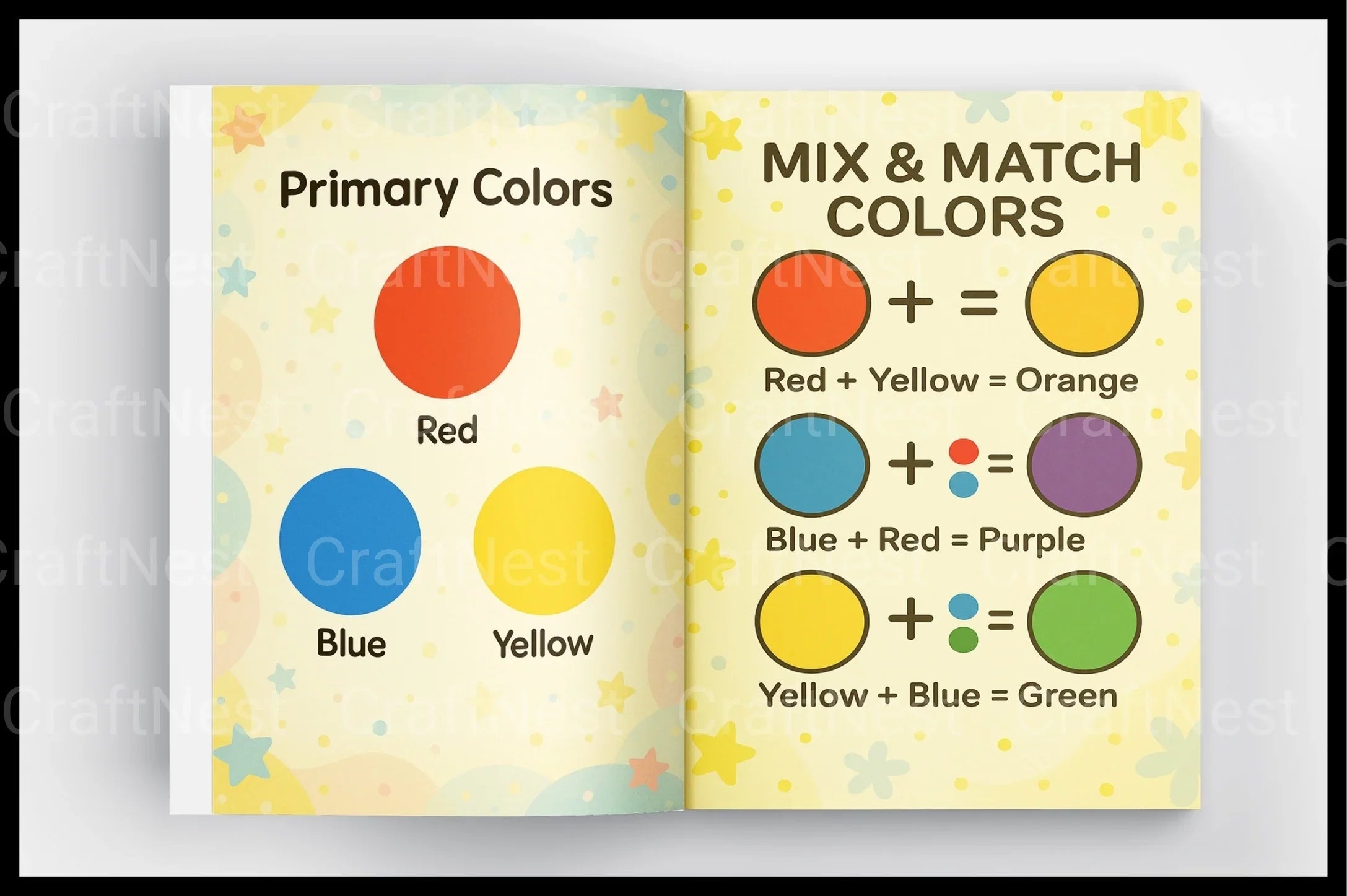 My Shapes and Colors Book - CraftNest - Digital Crafting and Art