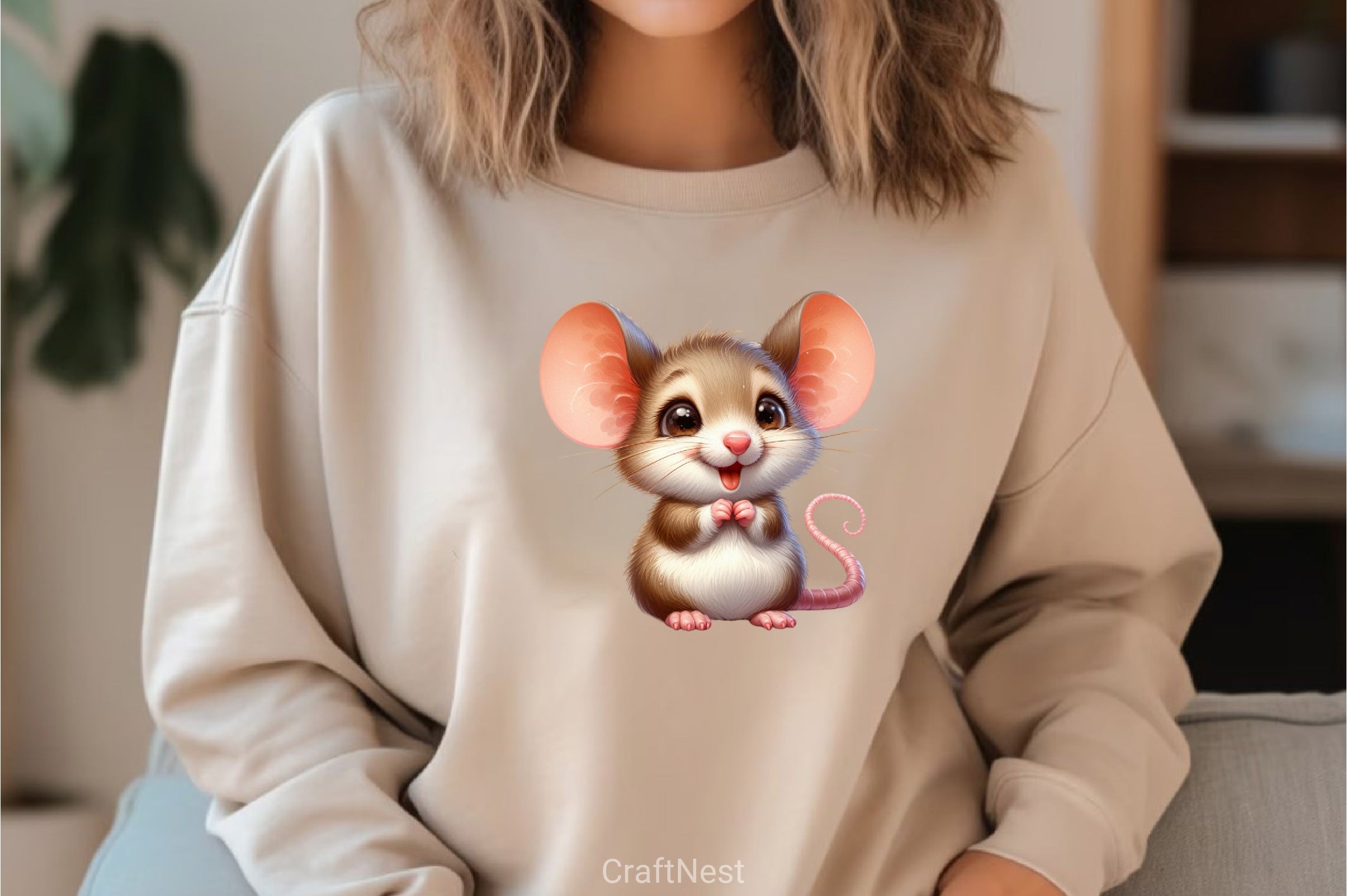 Cute Mouse Clipart Bundle - CraftNest - Digital Crafting and Art