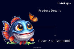 Bass Fishing With Butterflies Clipart Bundle - CraftNest - Digital Crafting and Art