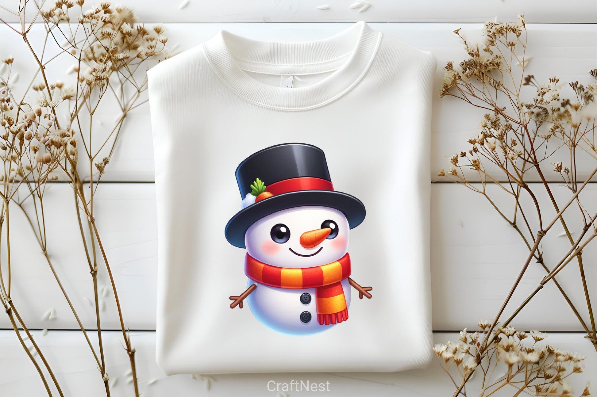 Christmas Snowman Clipart Bundle 17 - CraftNest - Digital Crafting and Art