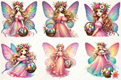 Fairy Easter Girl Clipart Bundle - CraftNest - Digital Crafting and Art