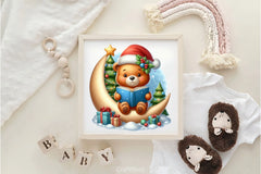 Christmas Wild Bears Clipart Bundle 2 - CraftNest - Digital Crafting and Art