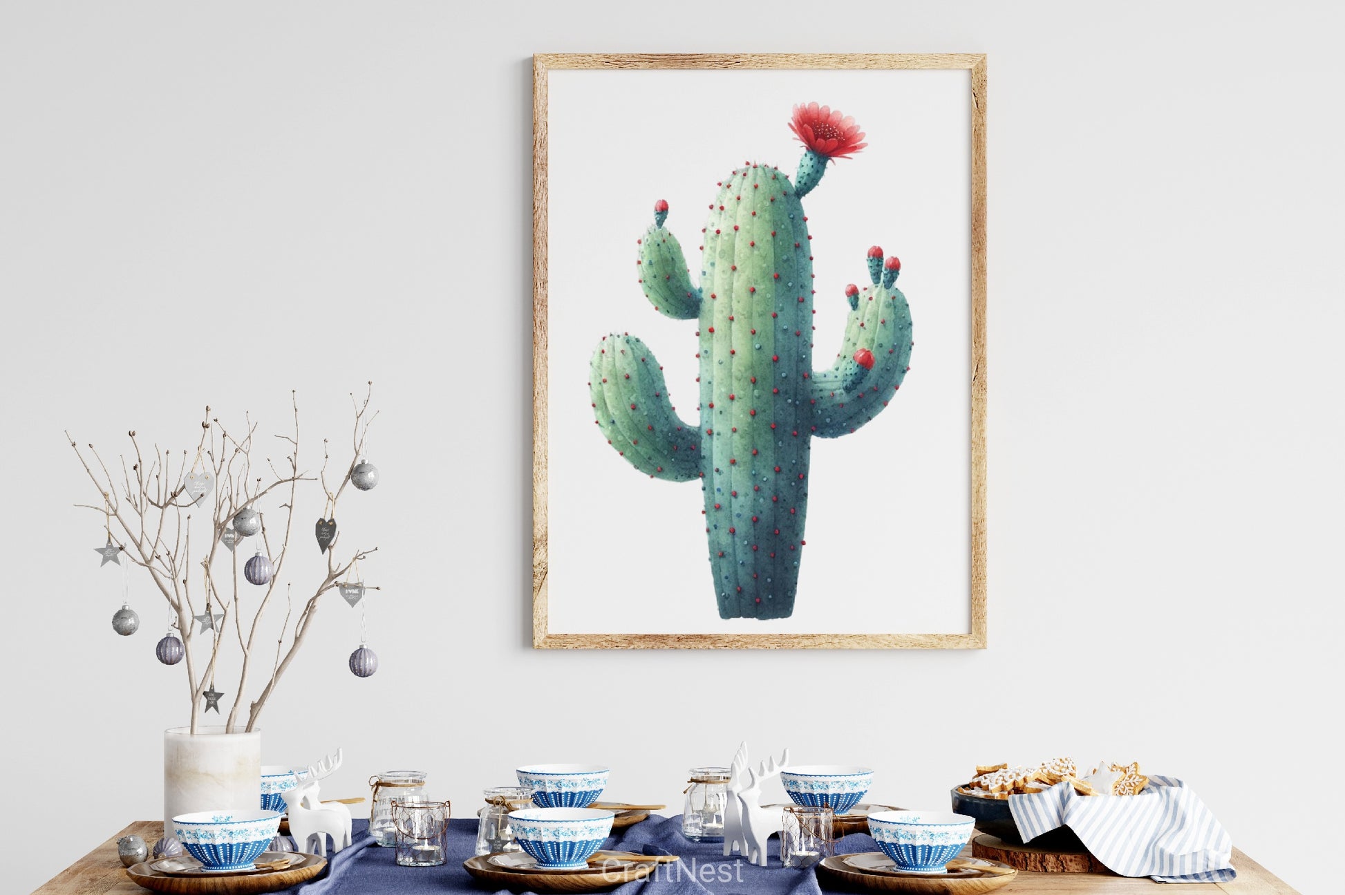 Floral Cactus Clipart Bundle - CraftNest - Digital Crafting and Art