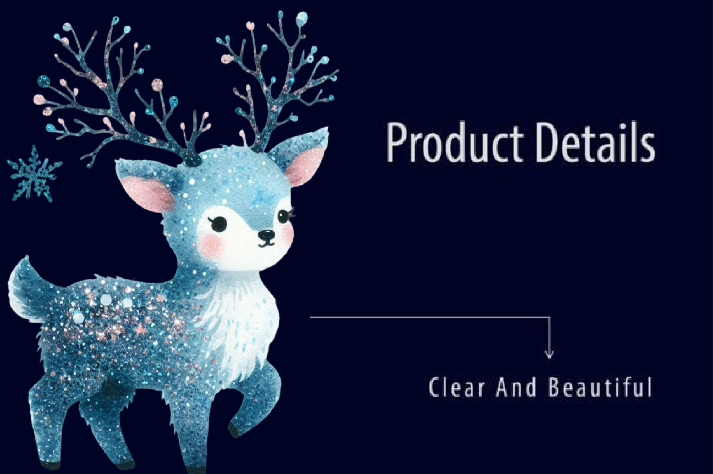 Glitter Elk Clipart Bundle - CraftNest - Digital Crafting and Art