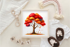 Fall Tree Autumn Tree Clipart Bundle - CraftNest - Digital Crafting and Art