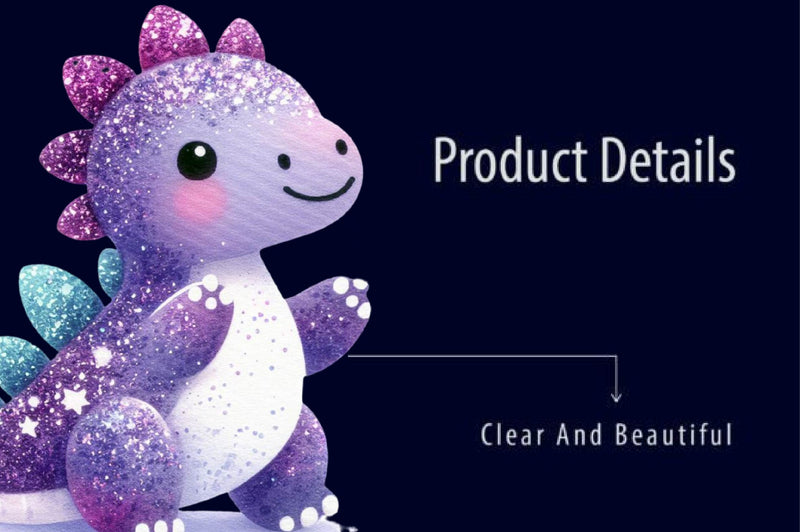 Glitter Dinosaur Clipart Bundle - CraftNest - Digital Crafting and Art
