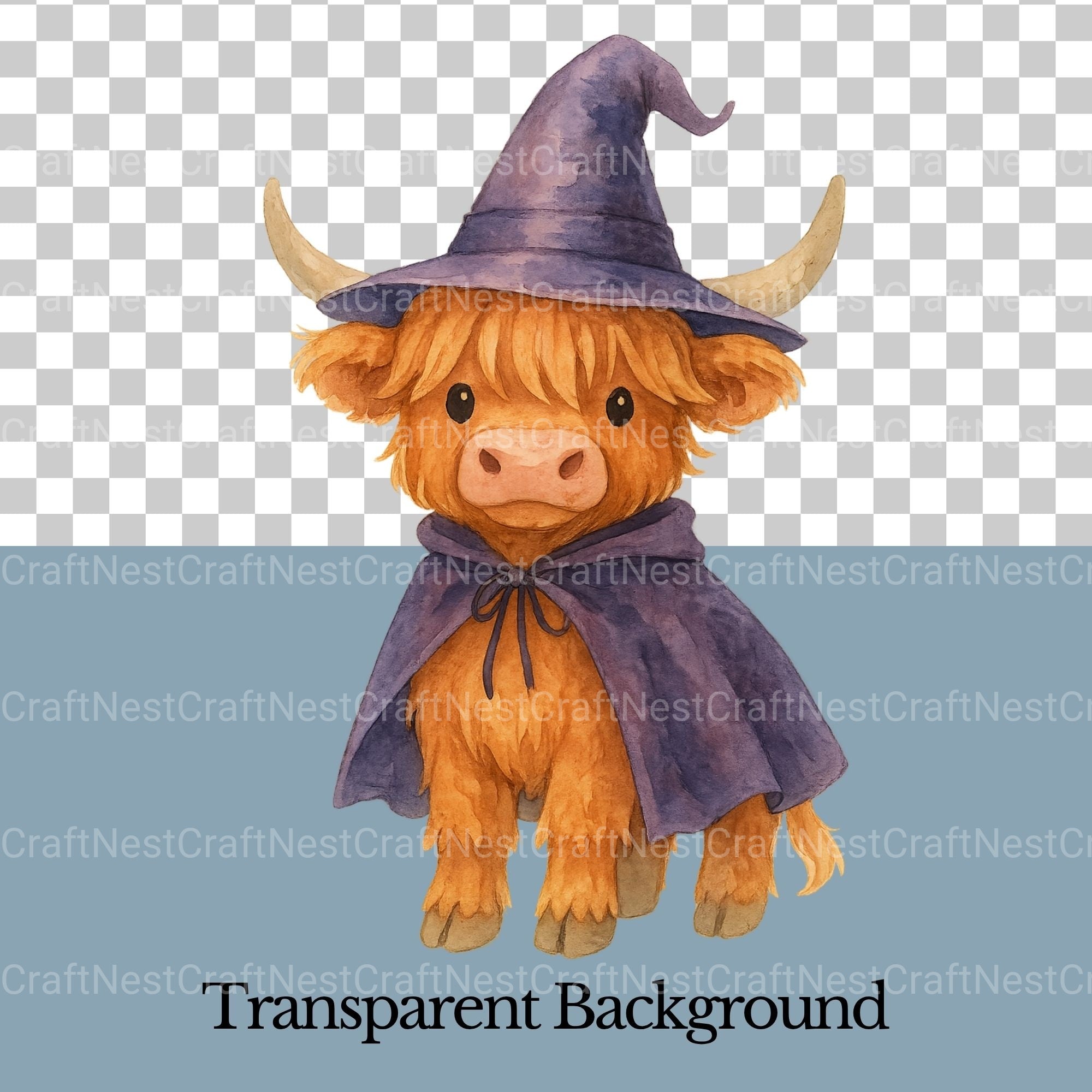 Highland Cows 1 Clipart Bundle - CraftNest - Digital Crafting and Art