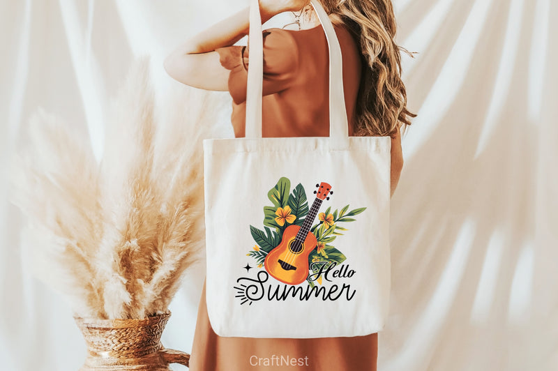 Hello Summer Guitar Clipart Bundle - CraftNest - Digital Crafting and Art