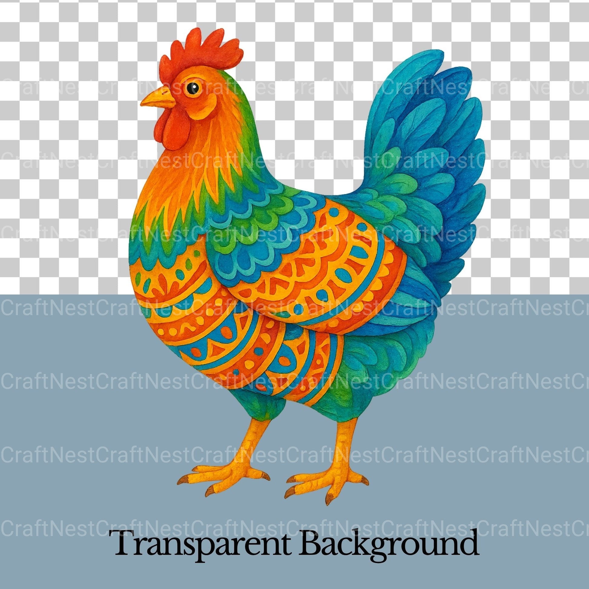 Mexican Folk Art Animals Clipart Bundle - CraftNest - Digital Crafting and Art