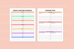 Decluttering and Cleaning Organizer KDP - CraftNest - Digital Crafting and Art