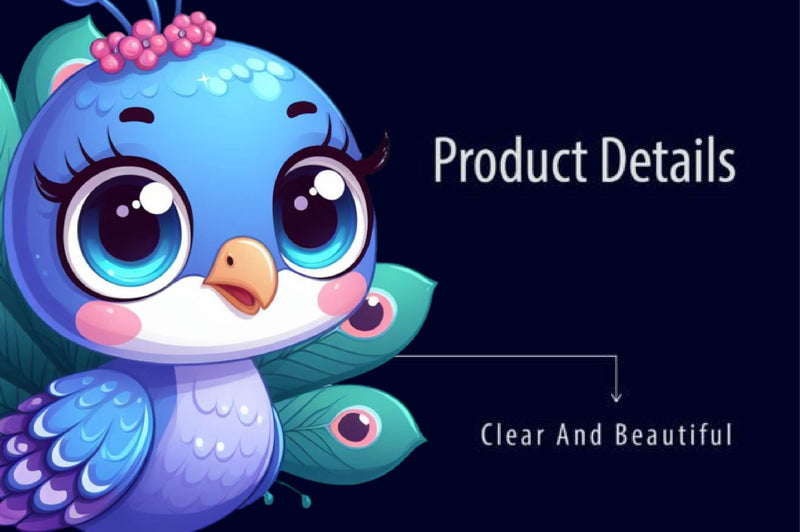 Cute Peacock Clipart Bundle - CraftNest - Digital Crafting and Art
