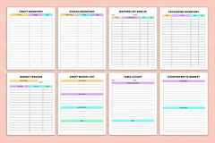 Craft Business Organizer for Efficient Management - CraftNest - Digital Crafting and Art