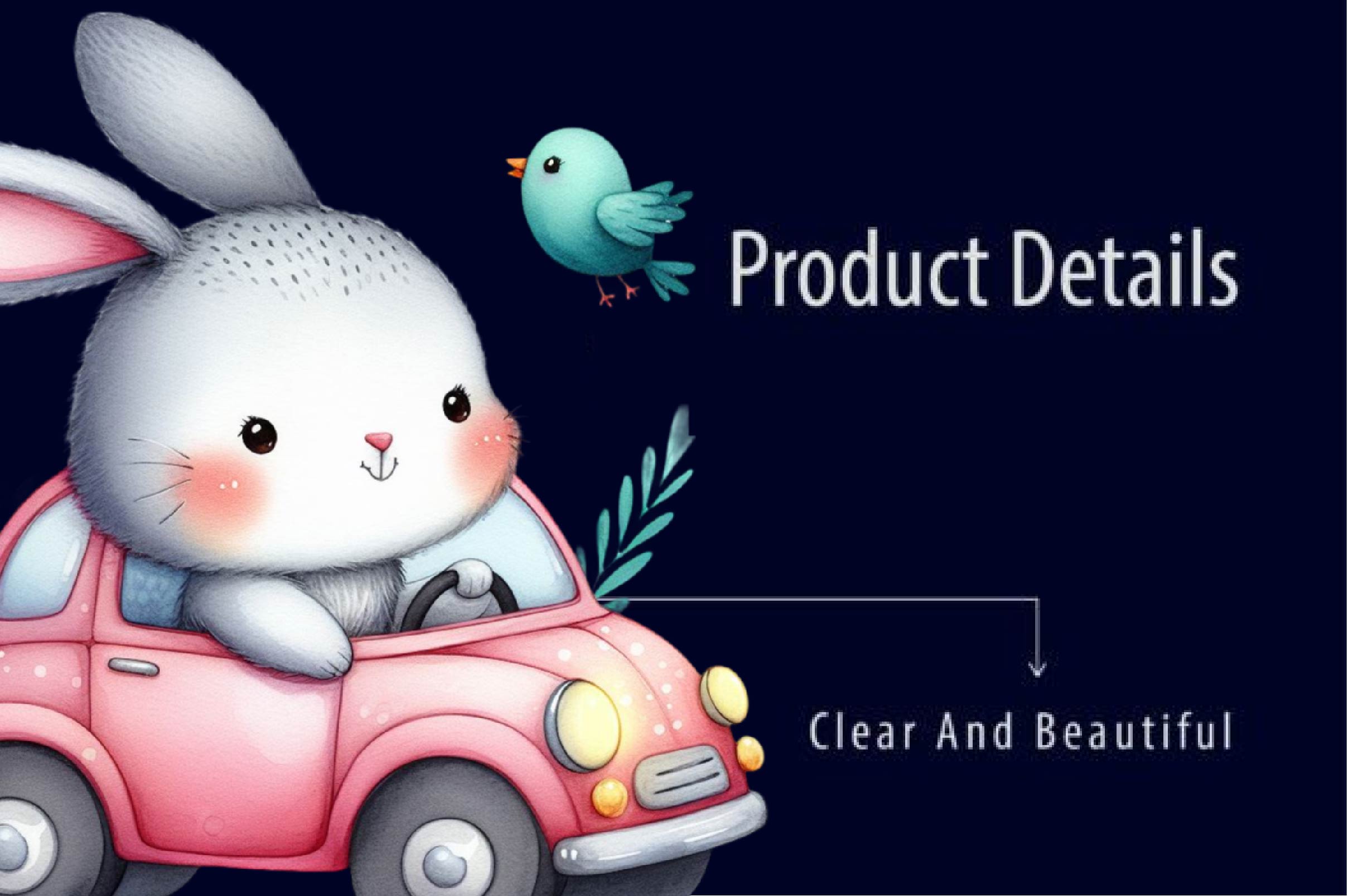 Cute Bunny Racing Car Clipart Bundle - CraftNest - Digital Crafting and Art