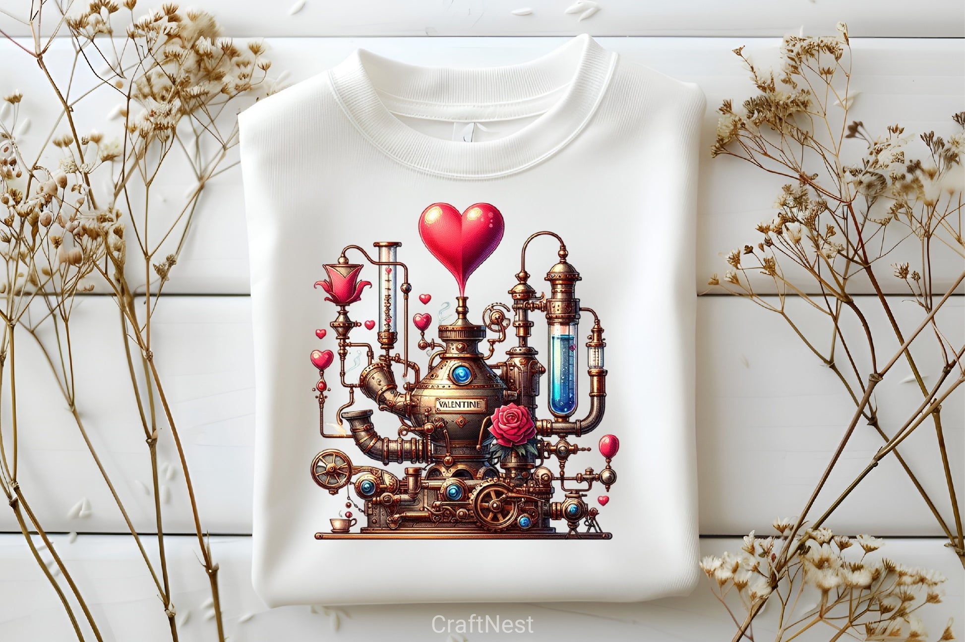 Valentine Steampunk Clipart Bundle - CraftNest - Digital Crafting and Art