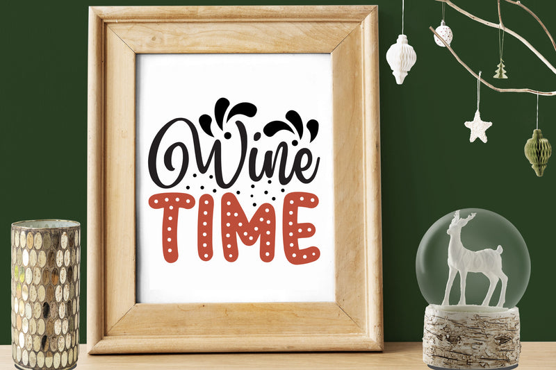 Christmas Wine SVG Bundle - CraftNest - Digital Crafting and Art