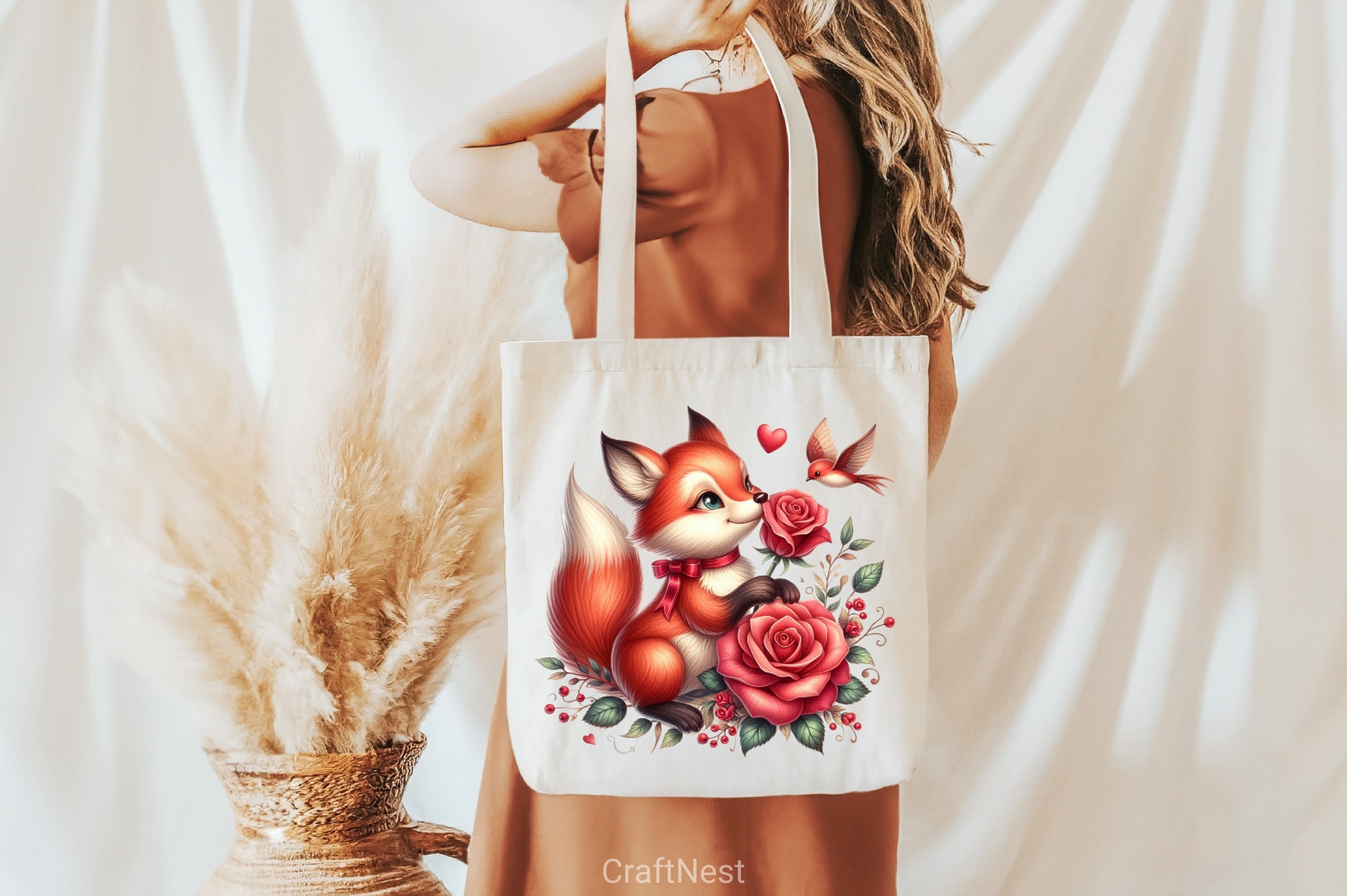 Valentine's Day Fox Clipart Bundle - CraftNest - Digital Crafting and Art