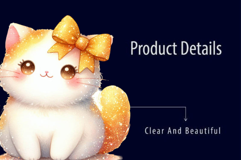 Glitter Cat's Clipart Bundle - CraftNest - Digital Crafting and Art