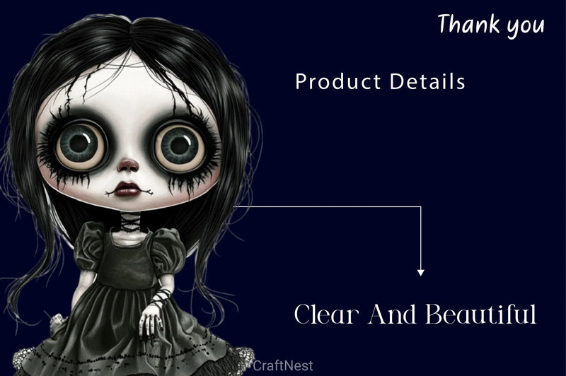 Halloween Scary Doll Clipart Bundle - CraftNest - Digital Crafting and Art