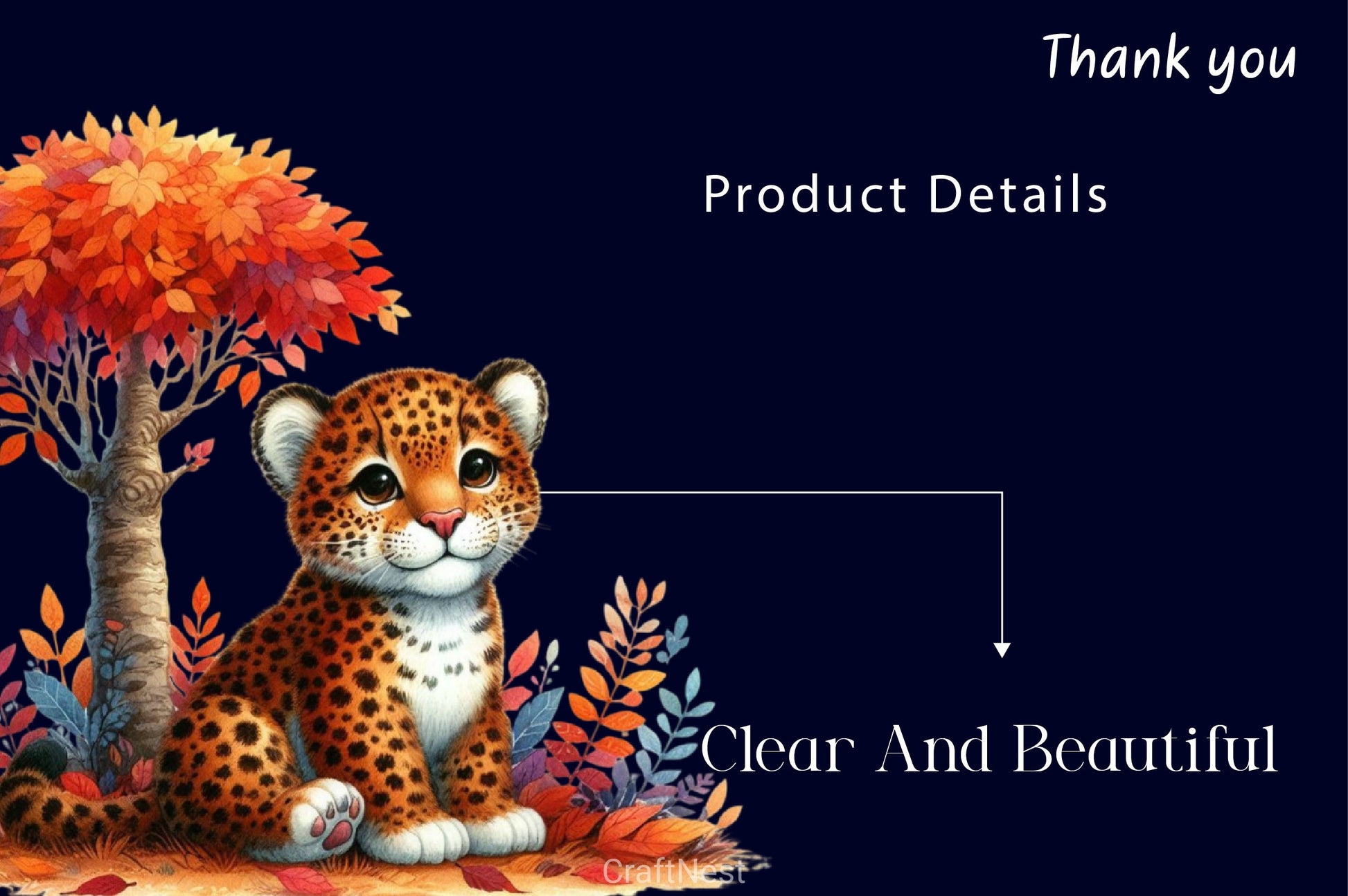 Cute Autumn Jaguar Clipart Bundle 2 - CraftNest - Digital Crafting and Art