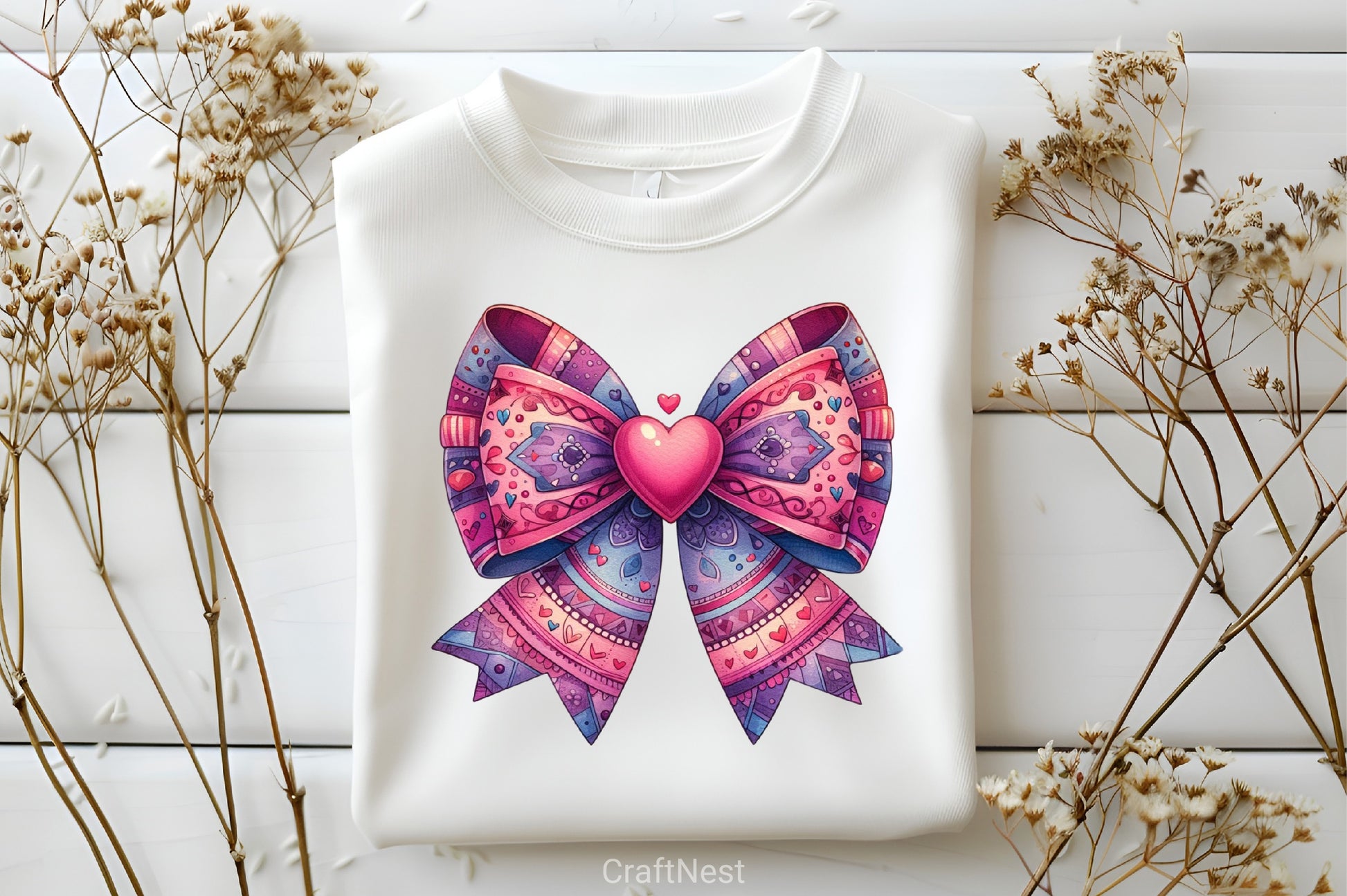 Coquette Valentine Clipart Bundle 15 - CraftNest - Digital Crafting and Art