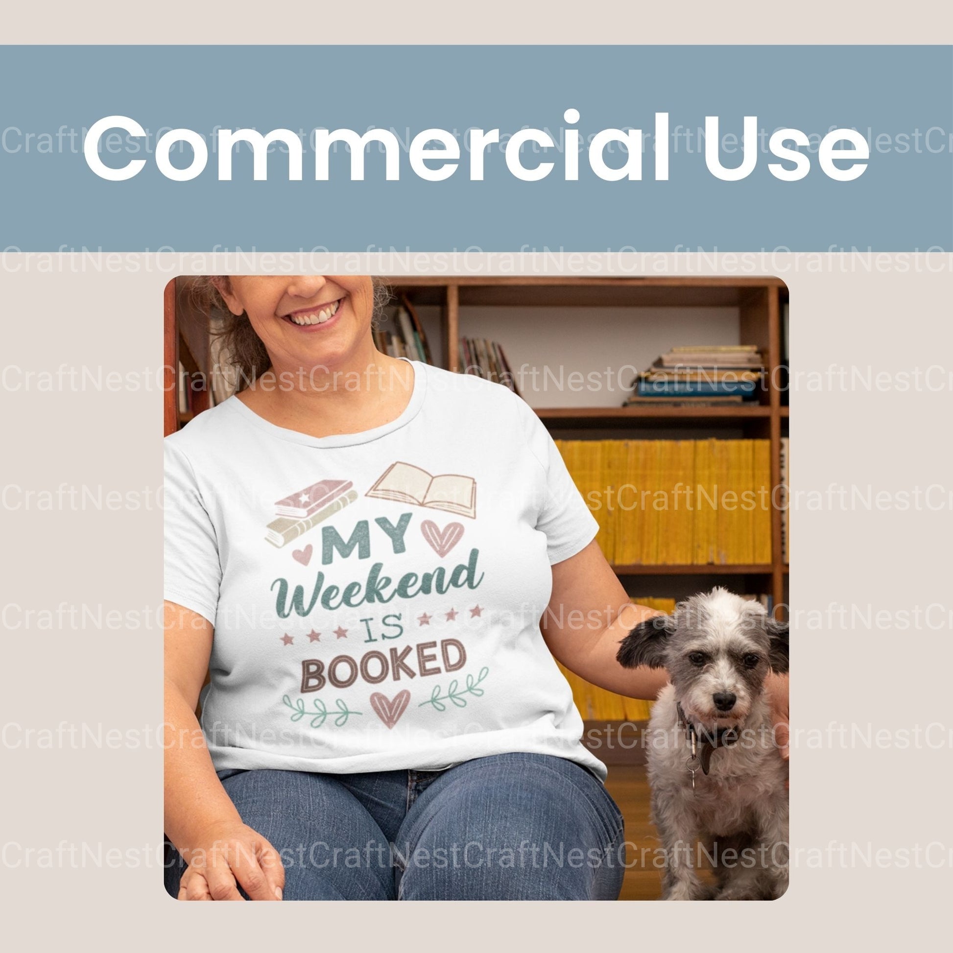 My Weekend Is Booked Clipart Bundle - CraftNest - Digital Crafting and Art