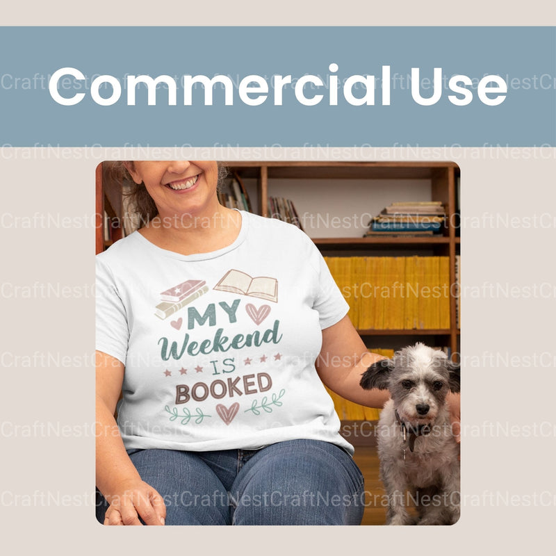 My Weekend Is Booked Clipart Bundle - CraftNest - Digital Crafting and Art
