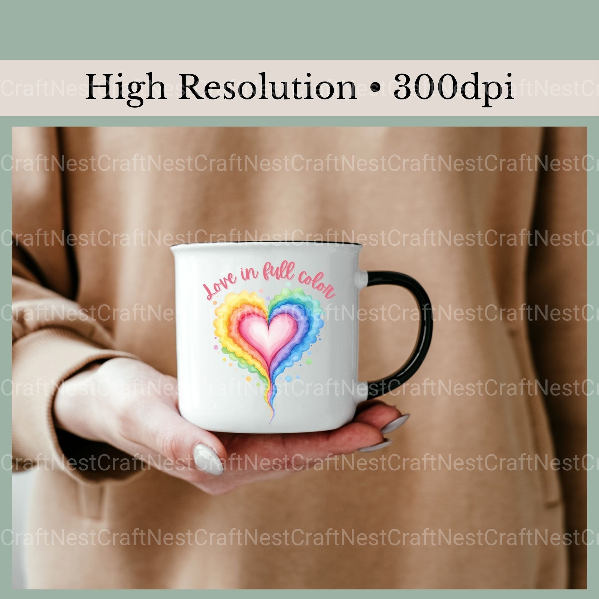 Love In Full Color Shirt Design Clipart Bundle - CraftNest - Digital Crafting and Art