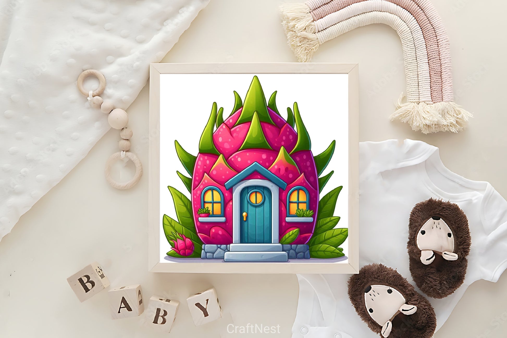 Fruit Houses Clipart Bundle - CraftNest - Digital Crafting and Art