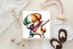 Cute Dabbing Dog Clipart Bundle - CraftNest - Digital Crafting and Art