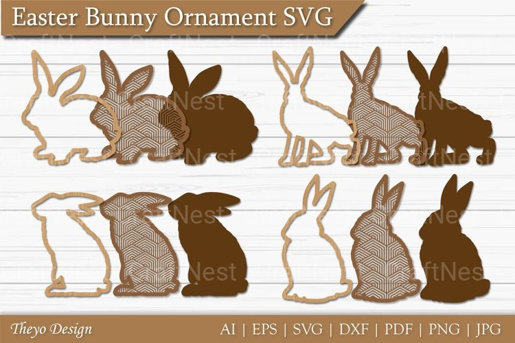 Easter Bunny SVG Bundle