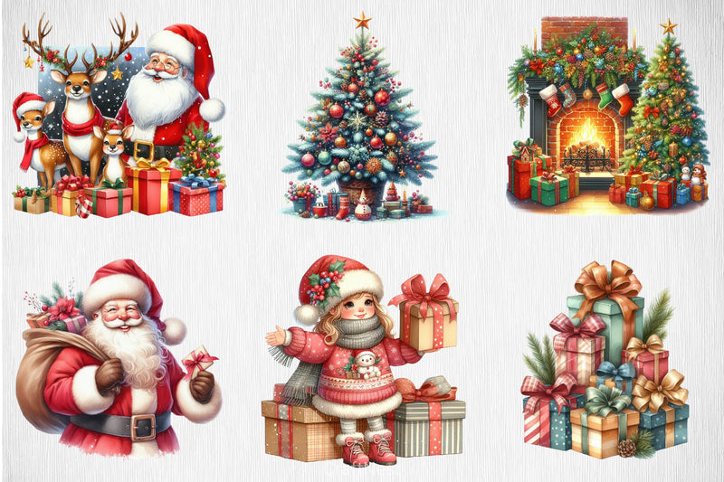 Christmas Clipart Bundle 6 - CraftNest - Digital Crafting and Art