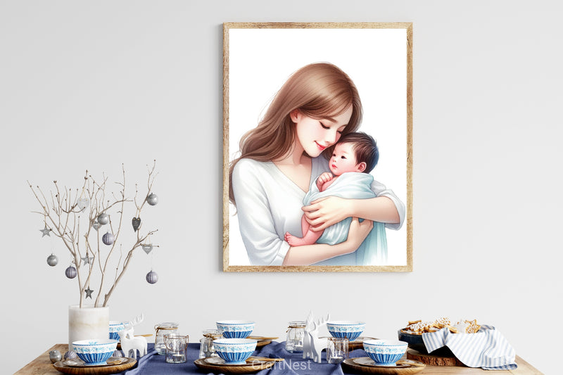 Mothers Day Clipart Bundle - CraftNest - Digital Crafting and Art