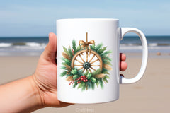 Christmas Wagon Wheel Ornament Clipart Bundle - CraftNest - Digital Crafting and Art