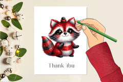Cute Raccoon Clipart Bundle 3 - CraftNest - Digital Crafting and Art