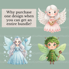 Fairies Clipart Bundle - CraftNest - Digital Crafting and Art
