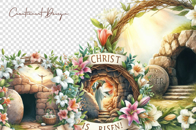 Easter Illustration Clipart Bundle - CraftNest - Digital Crafting and Art