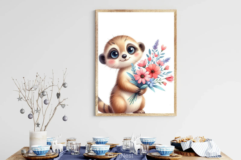 Mother's Day Meerkat Clipart Bundle - CraftNest - Digital Crafting and Art