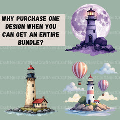 Lighthouses Clipart Bundle - CraftNest - Digital Crafting and Art