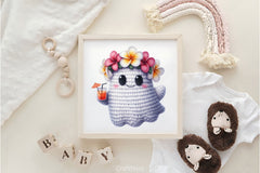 Crochet Ghost Patterns Clipart Bundle 2 - CraftNest - Digital Crafting and Art