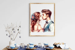 Kissing Couple Clipart Bundle - CraftNest - Digital Crafting and Art