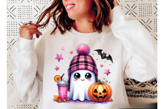 Cute Ghost Cute Halloween Clipart Bundle 18 - CraftNest - Digital Crafting and Art